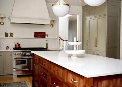 West Chester Kitchen Remodel | Custom Island, Custom Range and Lighting